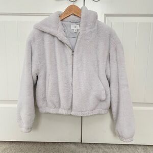 BP Silver Grey Furry Jacket